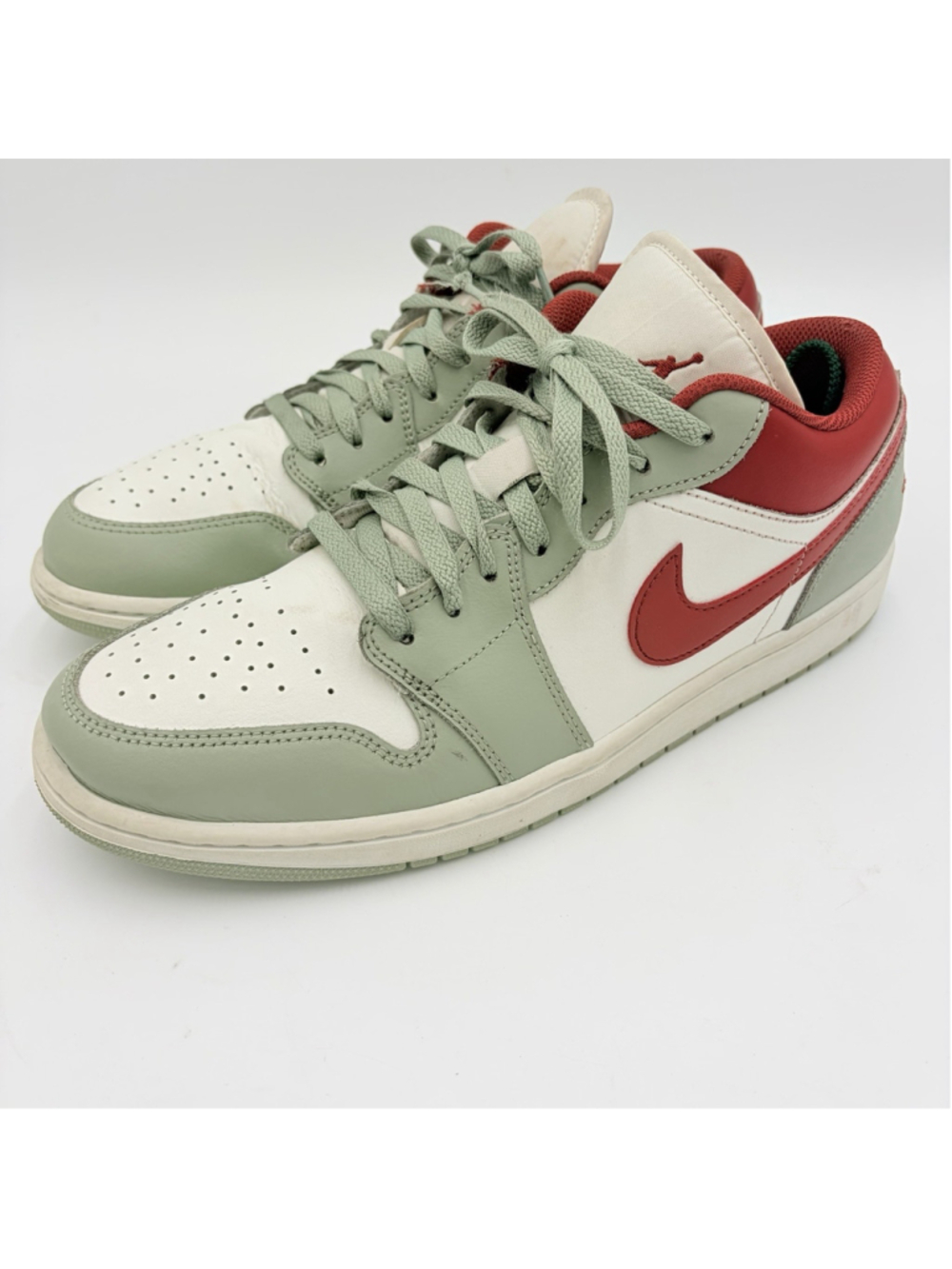 Nike Air Jordan 1 Low Jade Horizon 553558-133 Shoes Men’s 11.5 Used